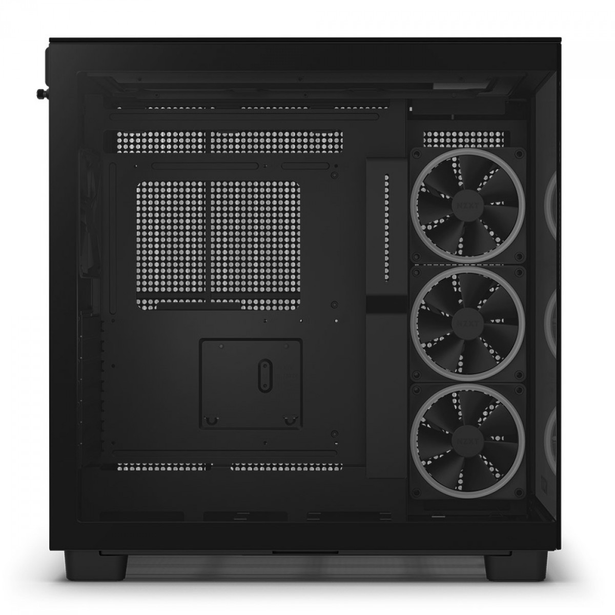 Gabinete Gamer NZXT H9 Elite, Mid Tower, Vidro Temperado, Preto, ATX, 4 Fans (3 com RGB) - CM-H91EB-01 - Imagem 3