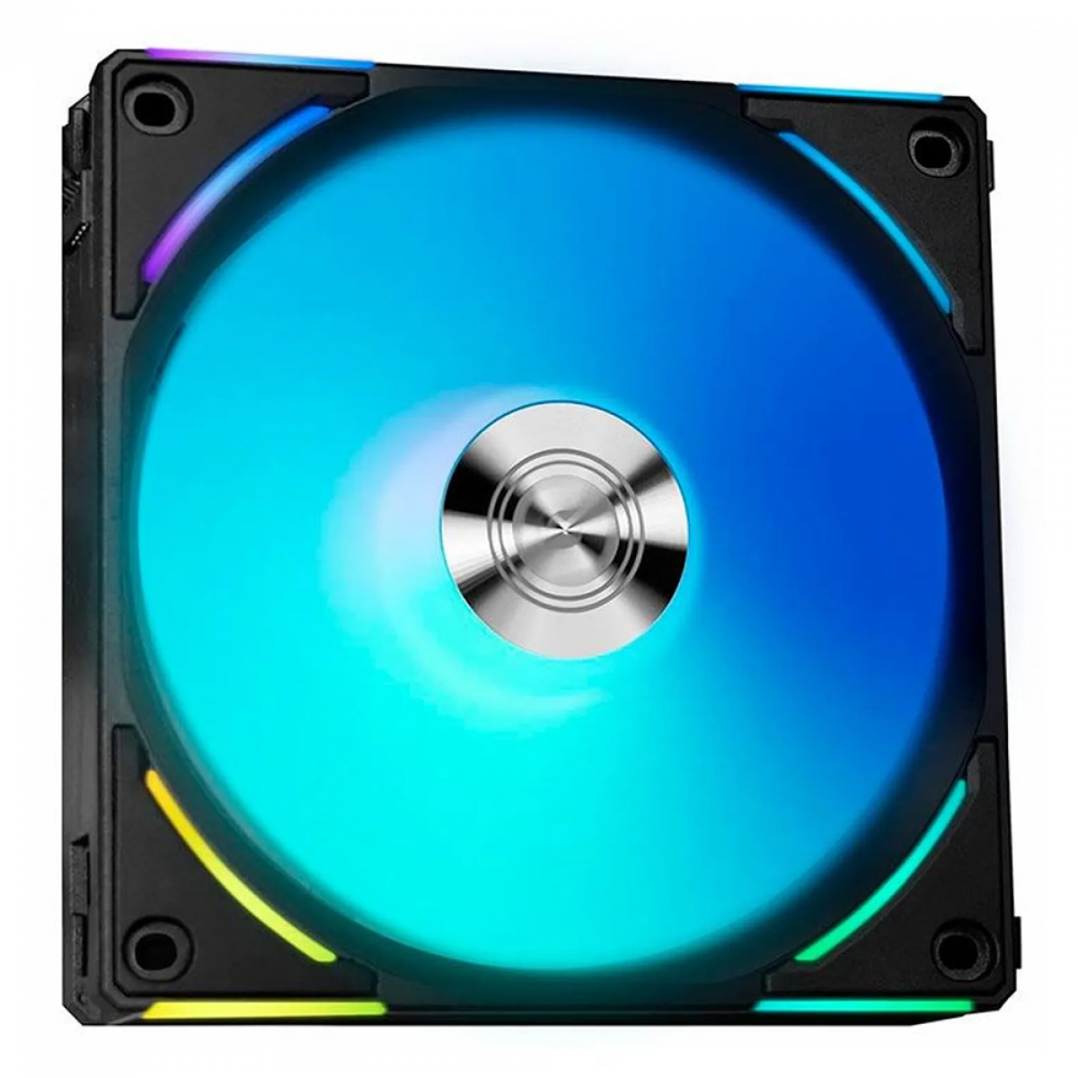 Kit 3x Coolers para Gabinete Lian Li UNI FAN AL120 V2 Preta, ARGB, 120mm, Hidráulico, 2000RPM, 77 CFM - UF-AL120V2-3B - Imagem 4