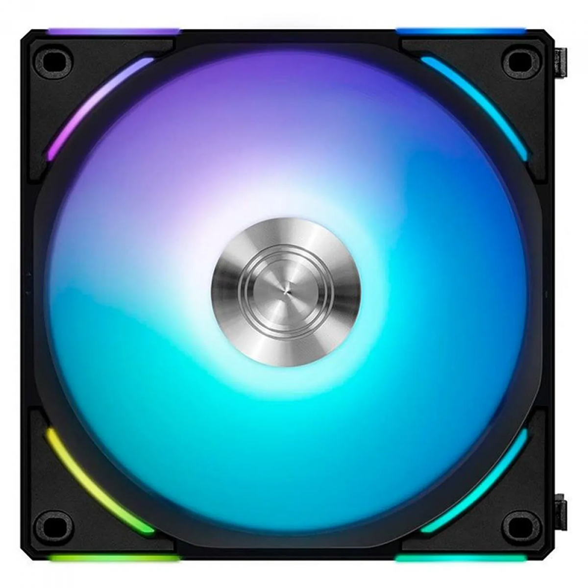 Kit 3x Coolers para Gabinete Lian Li UNI FAN AL120 V2 Preta, ARGB, 120mm, Hidráulico, 2000RPM, 77 CFM - UF-AL120V2-3B - Imagem 2