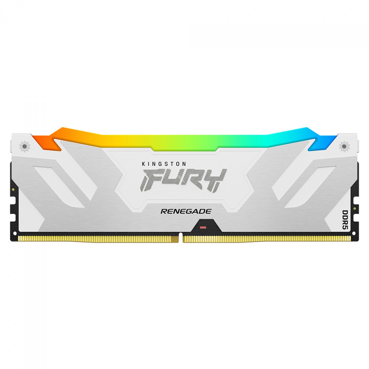 Memória DDR5 32GB (2X16GB) Kingston Fury Renegade Branco, ARGB, 6000Mhz, CL32, Intel e AMD, White - KF560C32RWA - Imagem 2