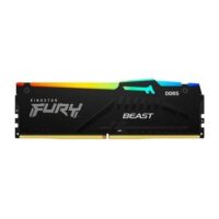 Memória RAM DDR5 32GB, 6000MT/s Kingston Fury Beast , RGB, CL30, Preto, AMD Expo e Intel XMP - KF560C30BBEA-32
