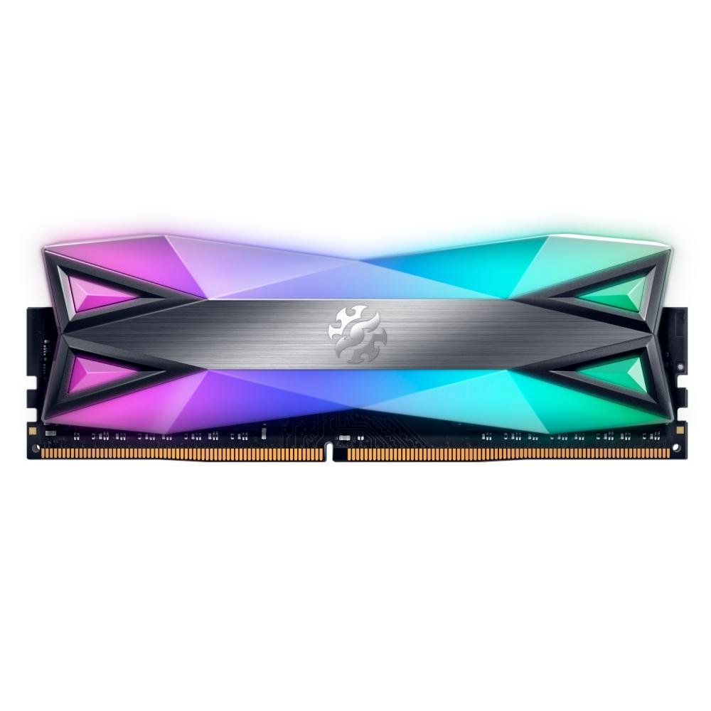 Memória Adata XPG Spectrix D60G, RGB, 8GB (1x8GB), DDR4, C16, 3200Mhz, AX4U32008G16A-ST60 - Imagem 2