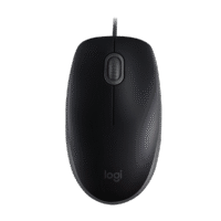 Mouse com fio USB Logitech M110 com Design Ambidestro e Facilidade Plug and Play, Preto - 910-006756