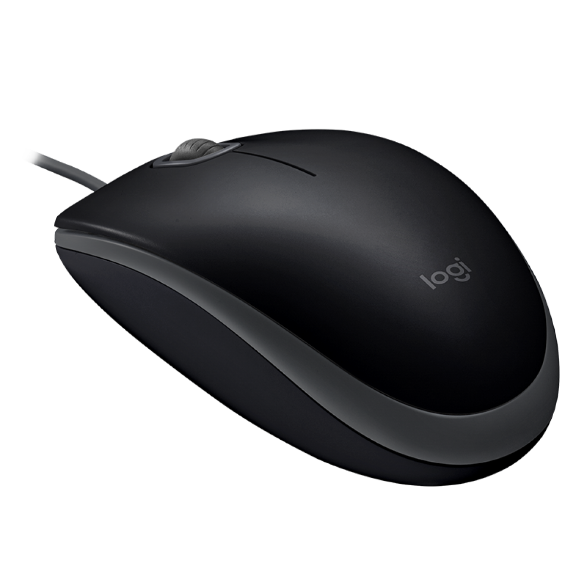 Mouse com fio USB Logitech M110 com Design Ambidestro e Facilidade Plug and Play, Preto - 910-006756 - Imagem 3