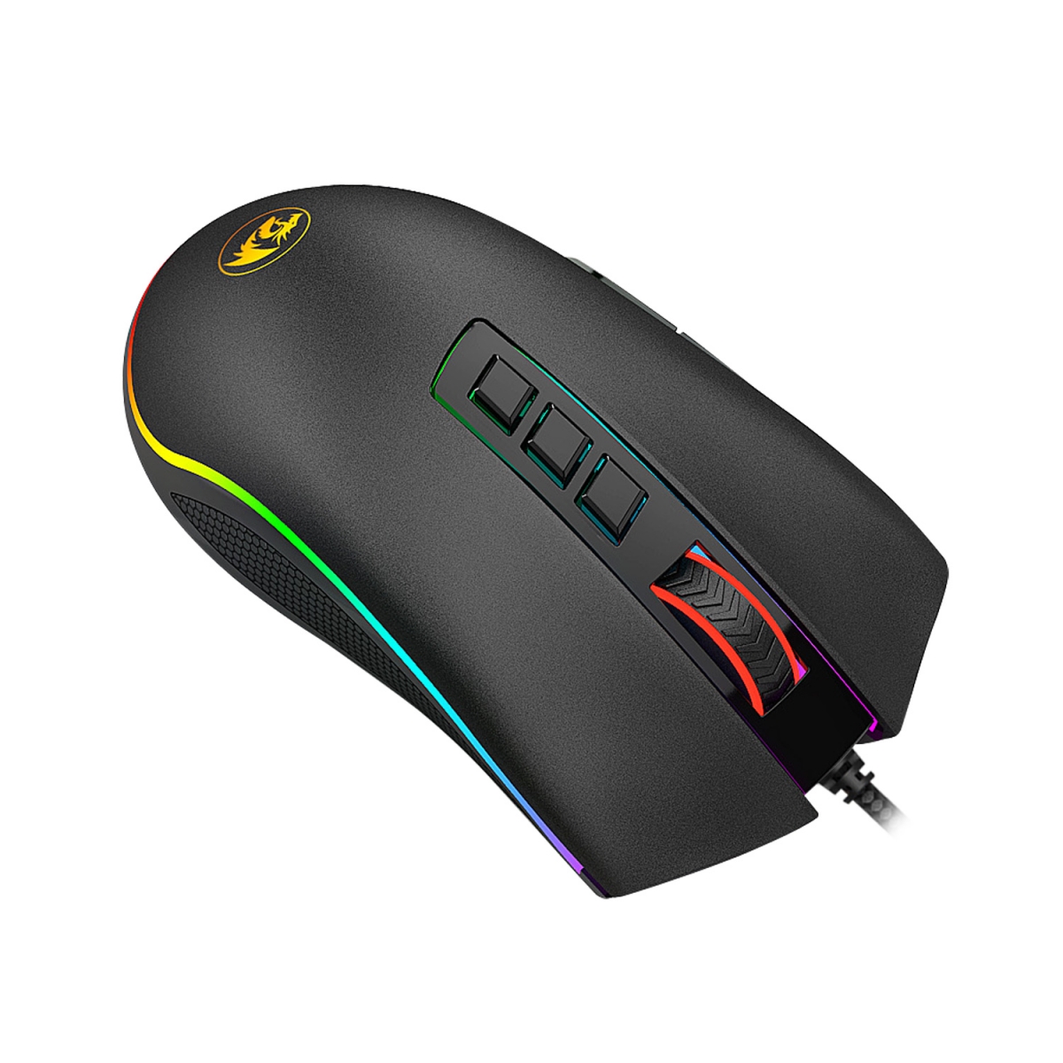 Mouse Gamer Redragon Cobra M711 V2 RGB, 12400 DPI, 7 Botões Programáveis, Preto - M711 - Imagem 3