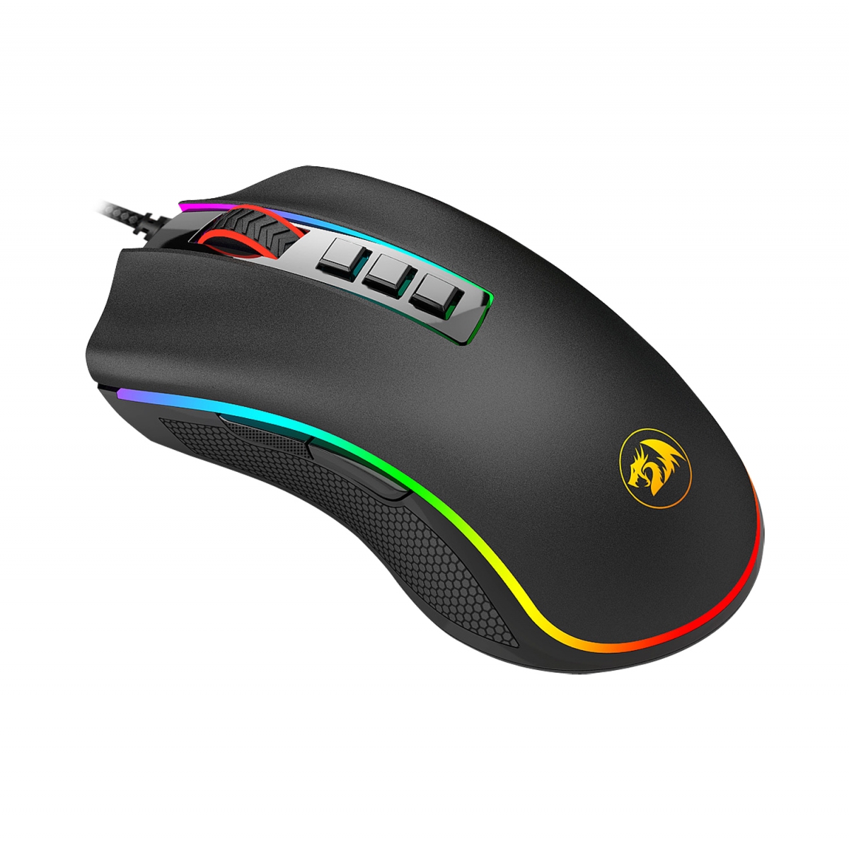 Mouse Gamer Redragon Cobra M711 V2 RGB, 12400 DPI, 7 Botões Programáveis, Preto - M711 - Imagem 5