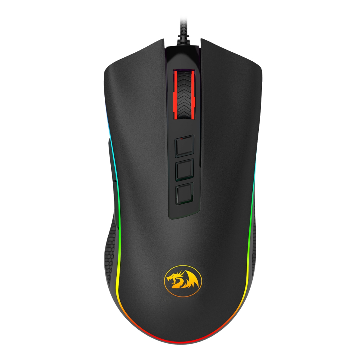 Mouse Gamer Redragon Cobra M711 V2 RGB, 12400 DPI, 7 Botões Programáveis, Preto - M711 - Imagem 6