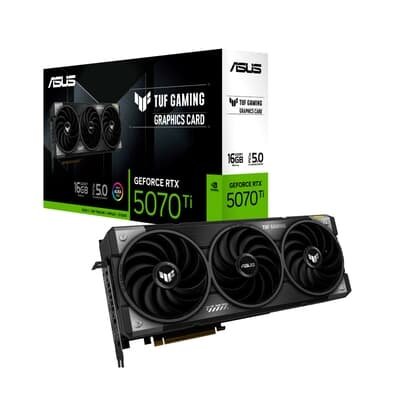 Placa de Vídeo RTX 5070 TI 16GB Asus TUF GAMING NVIDIA Geforce, GDDR7, Triple Fan, DLSS 4, Ray Tracing