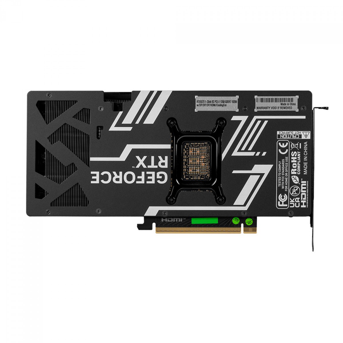 Placa de Vídeo RTX 5070 12GB 1-Click OC Dual Fan GALAX NVIDIA GeForce, GDDR7, 192 Bit, Ray Tracing, DLSS 4 - Imagem 5