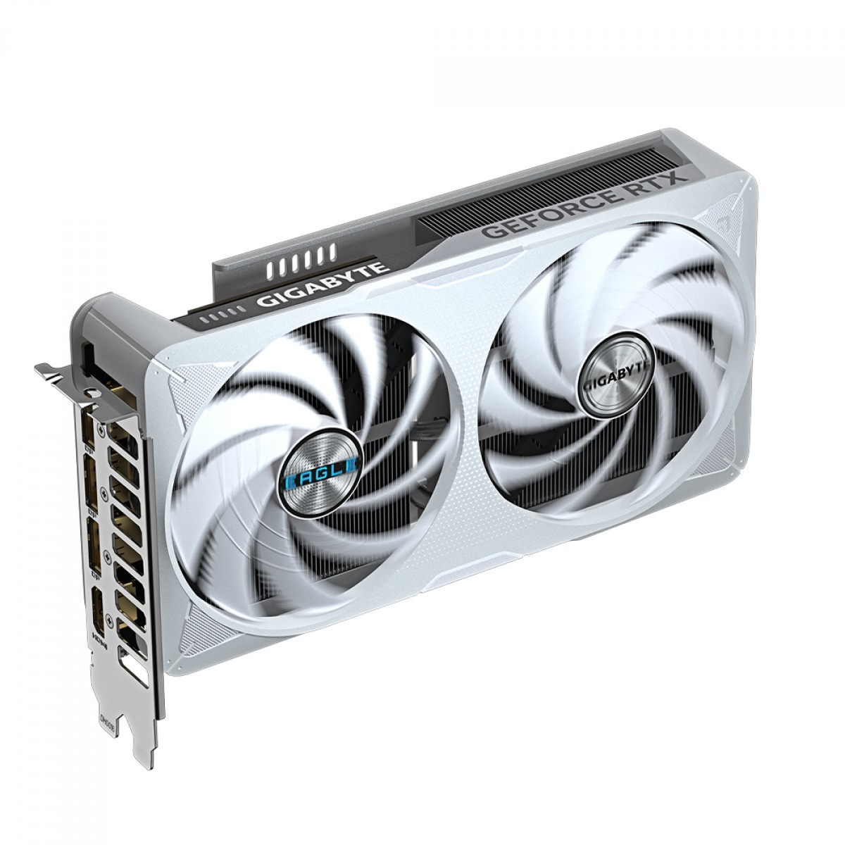 Placa de Vídeo RTX 5060 Ti Branca 16GB Gigabyte NVIDIA GeForce Eagle OC ICE, GDDR7, DLSS, Ray Tracing - Imagem 3