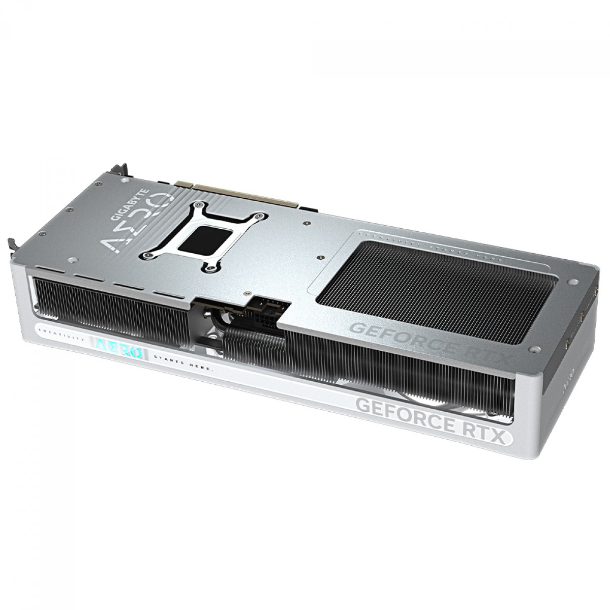 Placa de Vídeo RTX 5070 Branca 12GB Gigabyte NVIDIA GeForce AERO OC, GDDR7, DLSS, Ray Tracing - Imagem 5