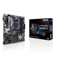 Placa Mãe Asus Prime B550M-A, Nvme 4.0, ARGB Aura Sync, AMD AM4, mATX, DDR4, 90MB14I0-C1BAY0