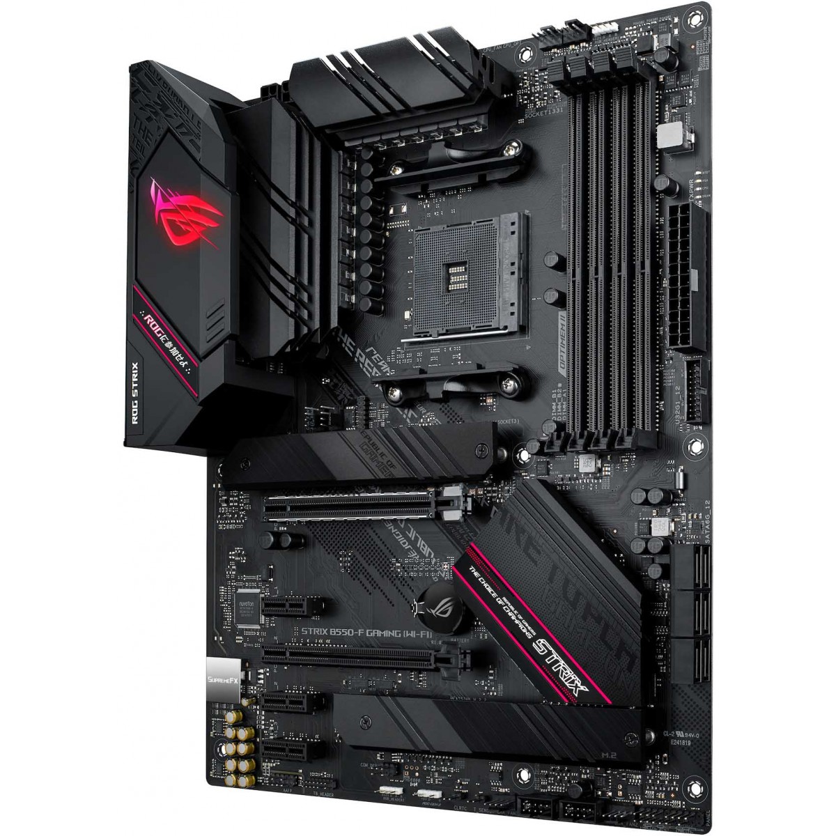 Placa-Mae Asus ROG Strix B550-F Gaming Wi-Fi II, AMD AM4, ATX, DDR4, PCI 4.0, 2x slots M.2 - 90MB19V0-M0EAY0 - Imagem 2