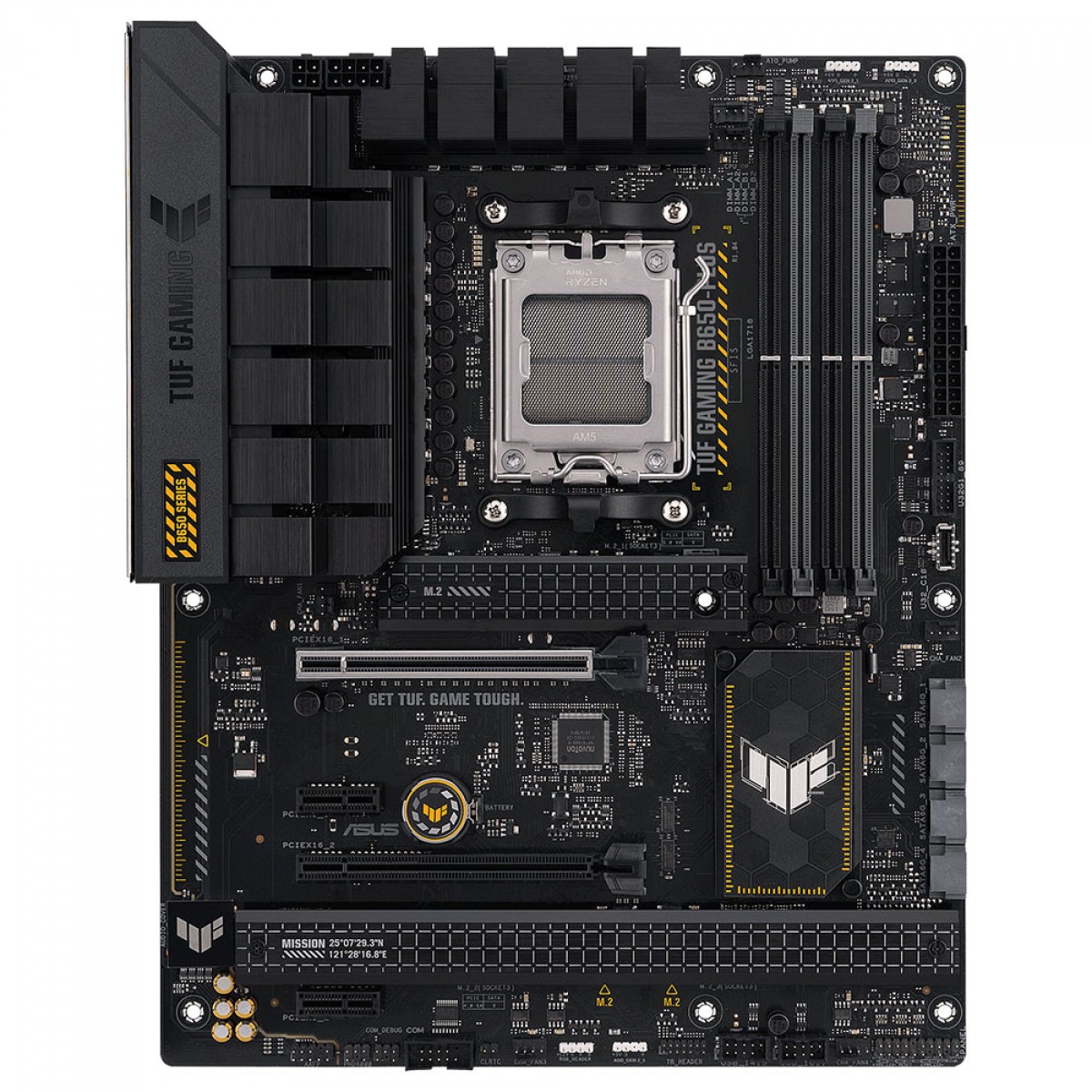 Placa Mãe B650 PLUS Asus TUF Gaming, AMD AM5, ATX, DDR5, RGB, NVME Gen 5 - Imagem 2
