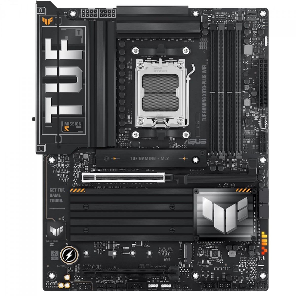 Placa Mãe X870-Plus Asus TUF Gaming WiFi 7, Chipset X870, AMD AM5, ATX, DDR5, USB 4.0 - Imagem 2