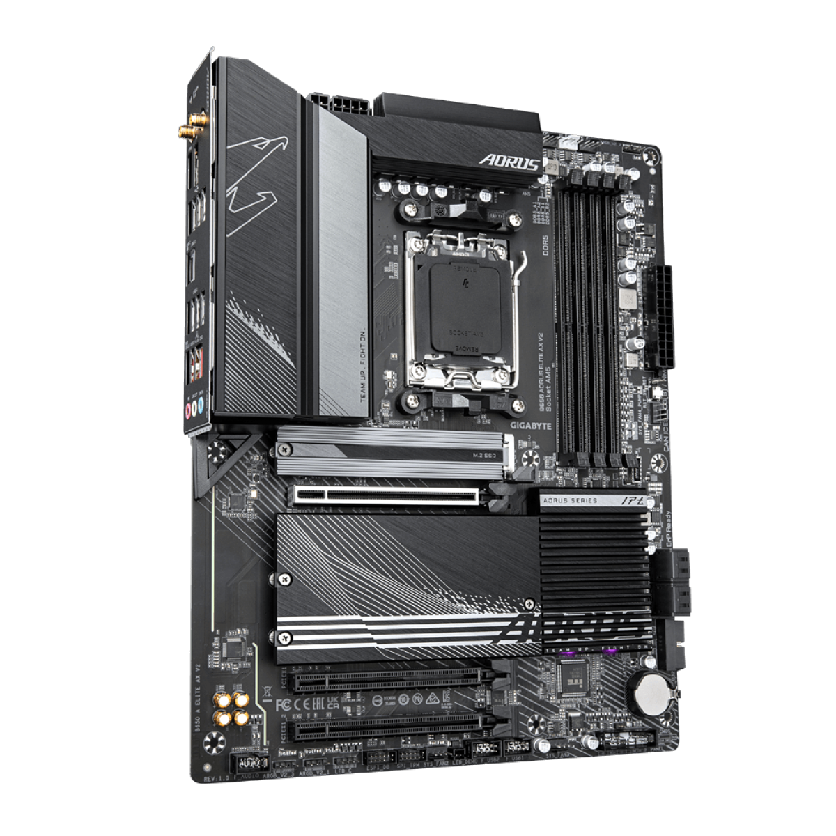 Placa Mãe B650 Aorus Elite AX V2, DDR5, WIFI e Bluetooth, AMD AM5, ATX - Imagem 3