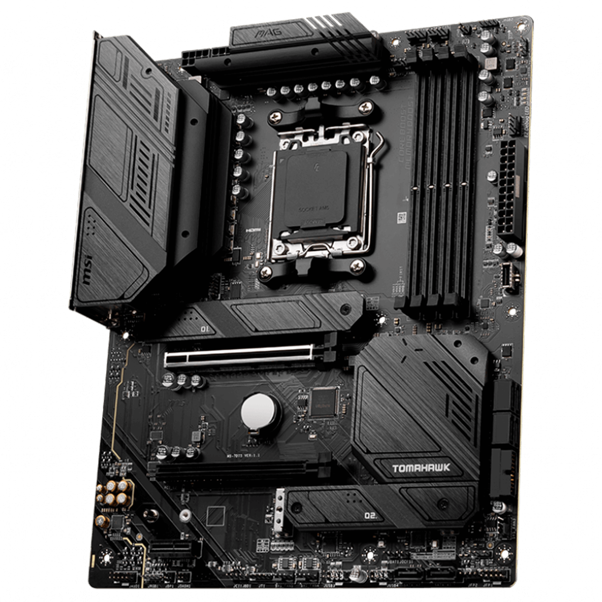 Placa Mãe B650 MSI MAG TOMAHAWK Wifi 6E e Bluetooth, AMD AM5, ATX, DDR5 - Imagem 4
