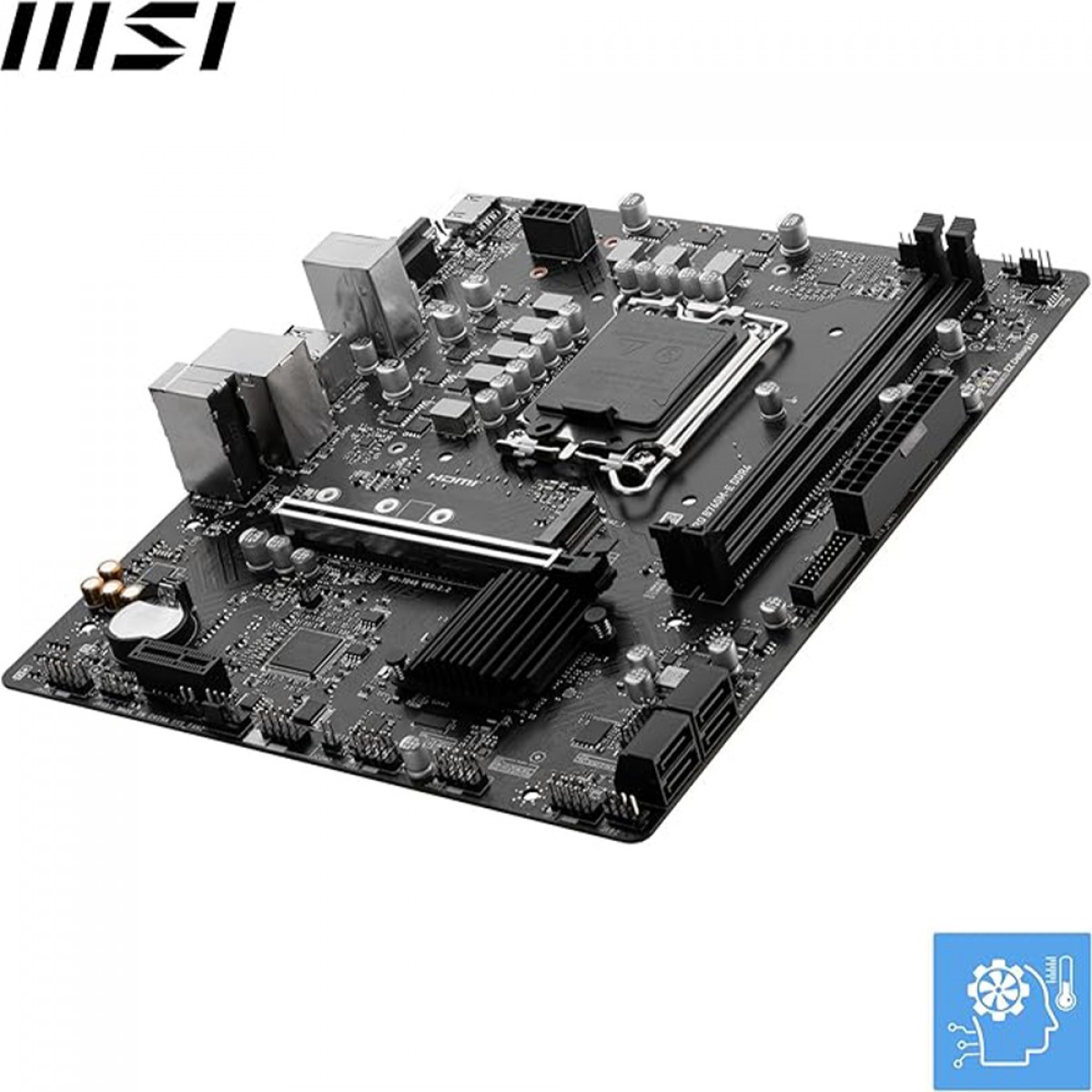Placa Mãe MSI PRO B760M-E DDR4, NVME, Intel LGA 1700, MATX, DDR4 - Imagem 3