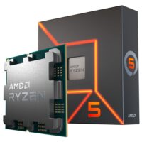 Processador Ryzen 5 7600 AMD, 5.1GHz Max Turbo, Cache 38MB, AM5, 6 Núcleos, Vídeo Integrado - 100-100001015BOX