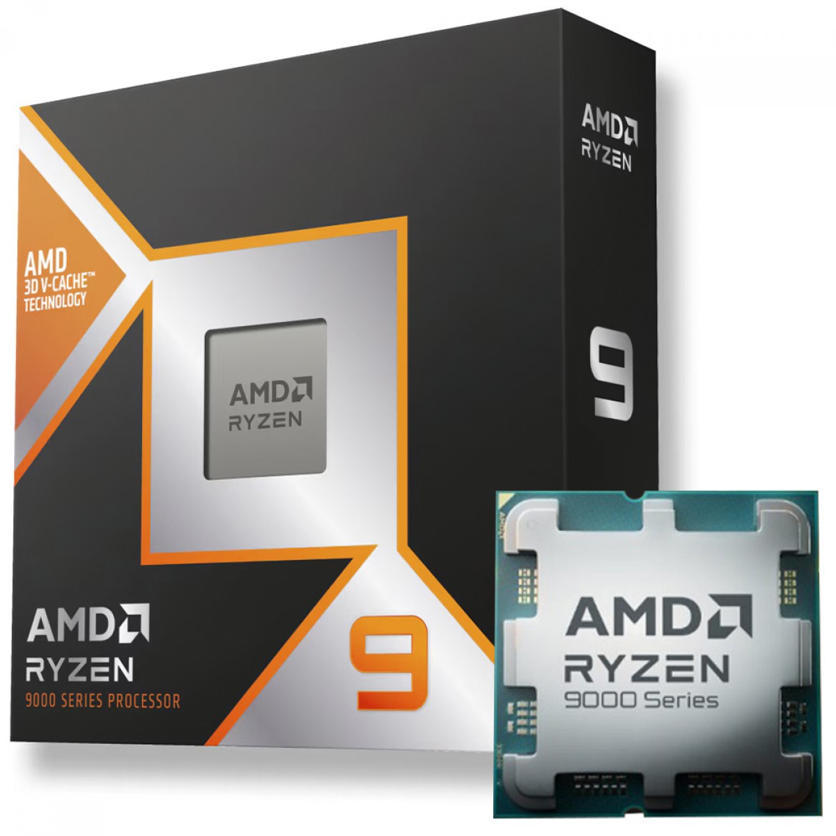 Processador AMD Ryzen 9 9950X3D, 4.3GHz (5.7GHz Turbo), Cache 145MB, 16-Cores 32-Threads, AM5, 100-100000719WOF