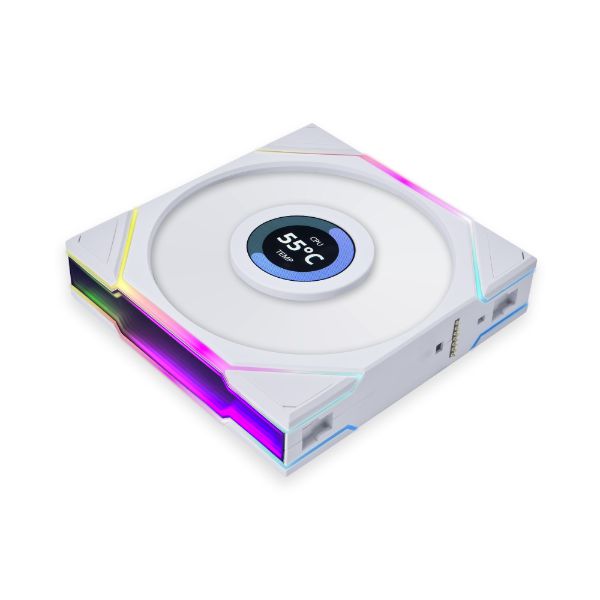 Cooler Fan Gamer Lian Li Uni Fan TL LCD, 140mm, Branco, ARGB - 14TLLCD1W - Imagem 2