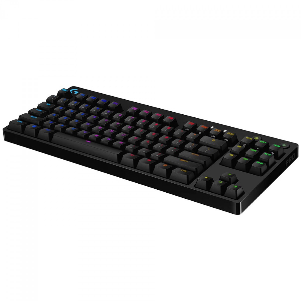 Teclado Mecânico Gamer Logitech G PRO, Layout US, RGB, Design TKL, Cabo Destacável, Switch GX Blue Clicky - 920-009388 - Imagem 3