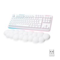 Teclado Mecânico Gamer Logitech G715 Switch GX Brown Tactile, RGB LIGHTSYNC, Apoio para Mãos, ABNT, Branco - 920-010702