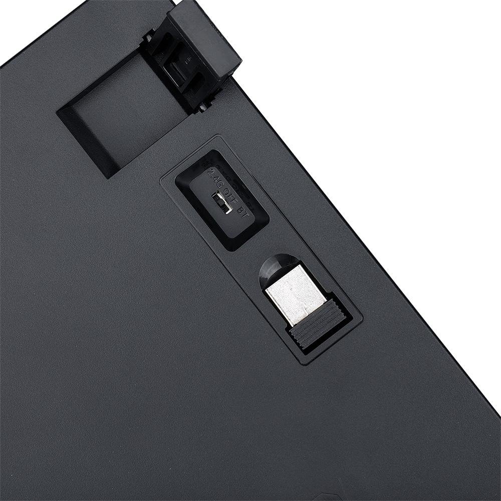 Teclado Sem fio Mecânico Redragon Kumara Pro, RGB, Switch Brown, Wireless, Bluetooth, Preto - K552RGB-BRS-B - Imagem 8
