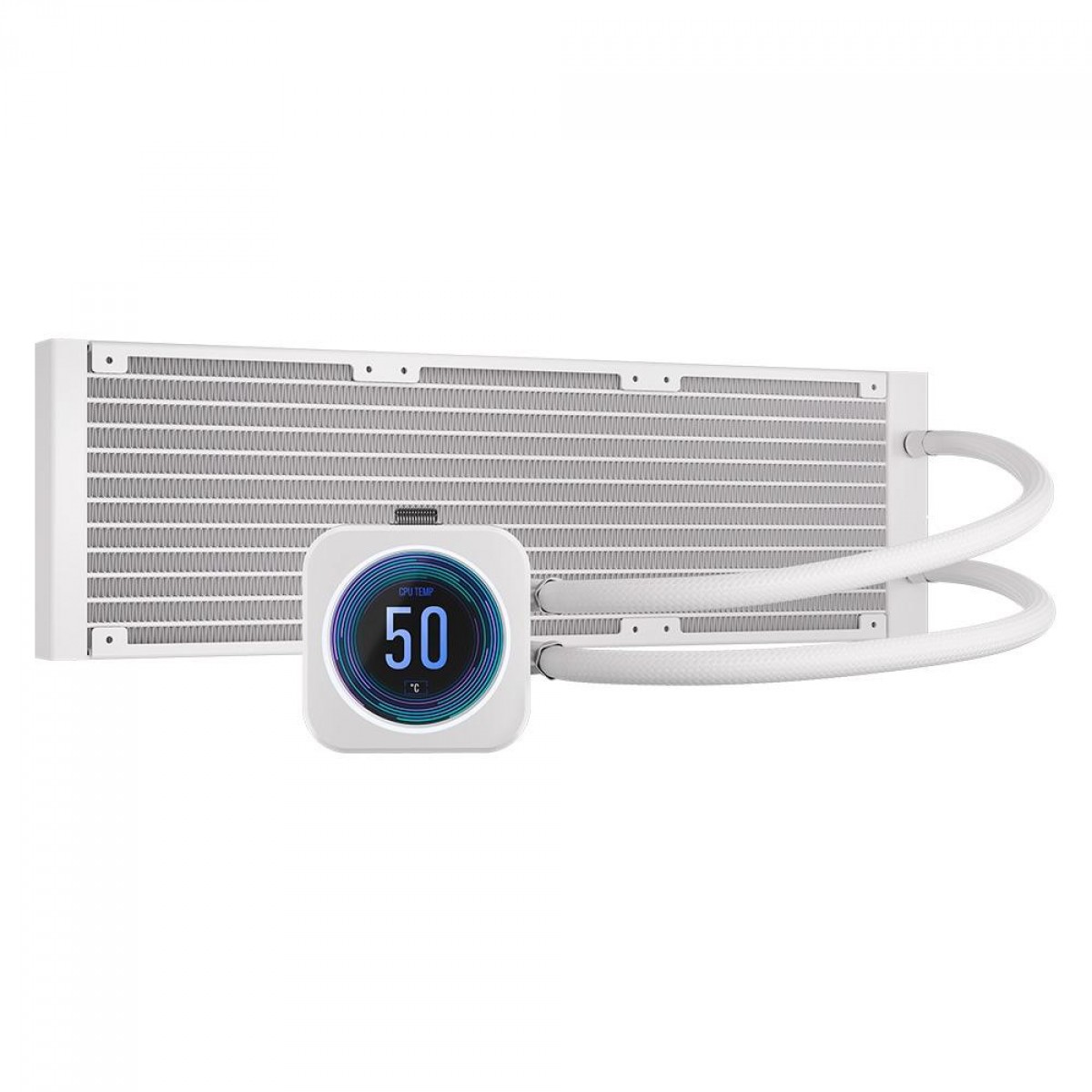 Water Cooler Branco Corsair iCUE H150i ELITE XT Display LCD, Intel/AMD - CW-9060077-WW - Imagem 3
