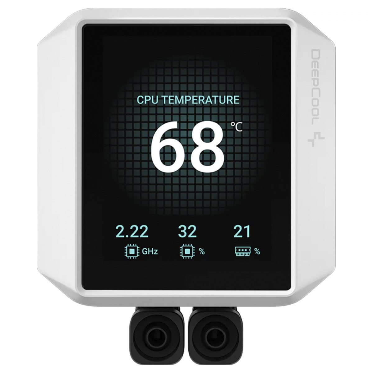 Water Cooler Branco DeepCool Mystique WH, 240mm, Display LCD, Intel-AMD, Branco - R-LX240-WHDSNMP-G-1 - Imagem 2