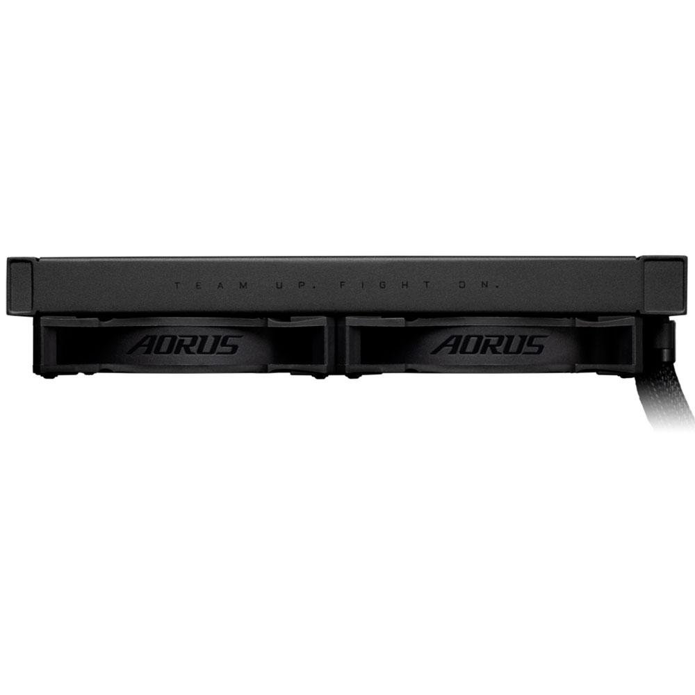 Water Cooler Gigabyte Aorus Waterforce X Display LCD, ARGB, 280mm, Preto, LGA 1700 e AM4 - GP-AORUS-WATERFORCE-280 - Imagem 4