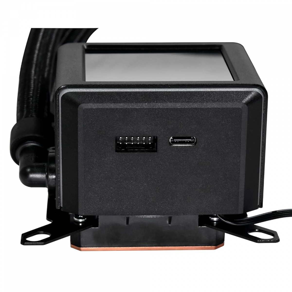 Water Cooler 280 Display LCD Lian Li Galahad II AIO, ARGB, 280mm, Intel-AMD, Preto - GA2ALCD28B - Imagem 4