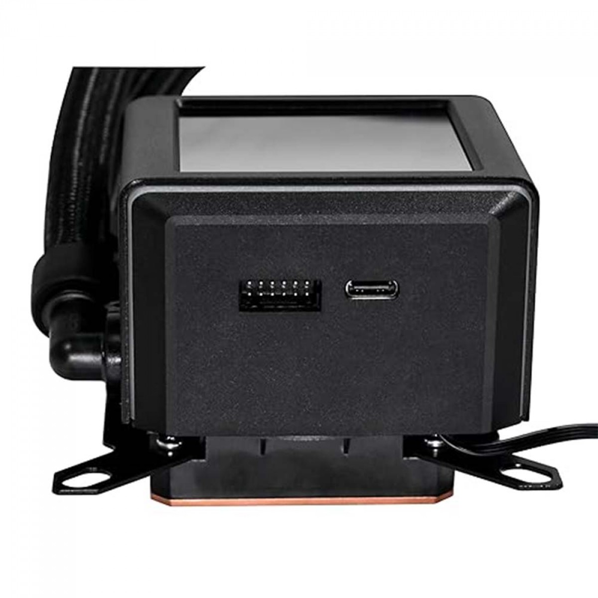 Water Cooler 360 Display LCD Lian Li Galahad II AIO, ARGB, 360mm, Intel-AMD, Preto - GA2ALCD36B - Imagem 5