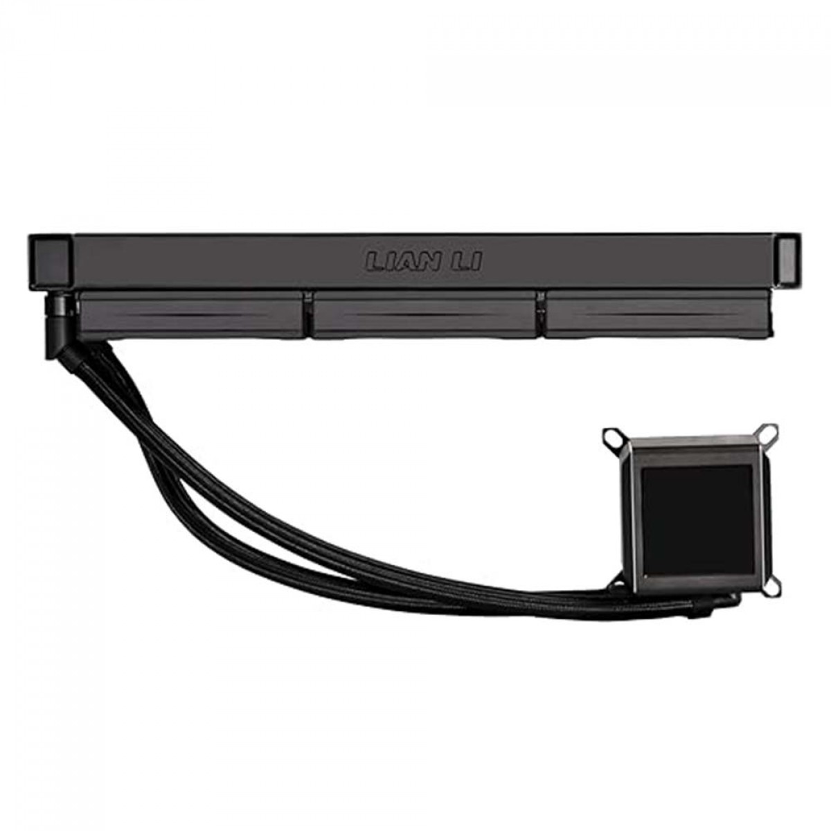 Water Cooler 360 Display LCD Lian Li Galahad II AIO, ARGB, 360mm, Intel-AMD, Preto - GA2ALCD36B - Imagem 3