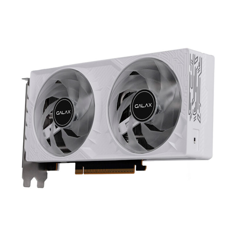 Placa de Video Branco RTX 5050 Galax GeForce 1-Click OC 8GB GDDR7, DLSS 4 e Ray tracing - Imagem 3