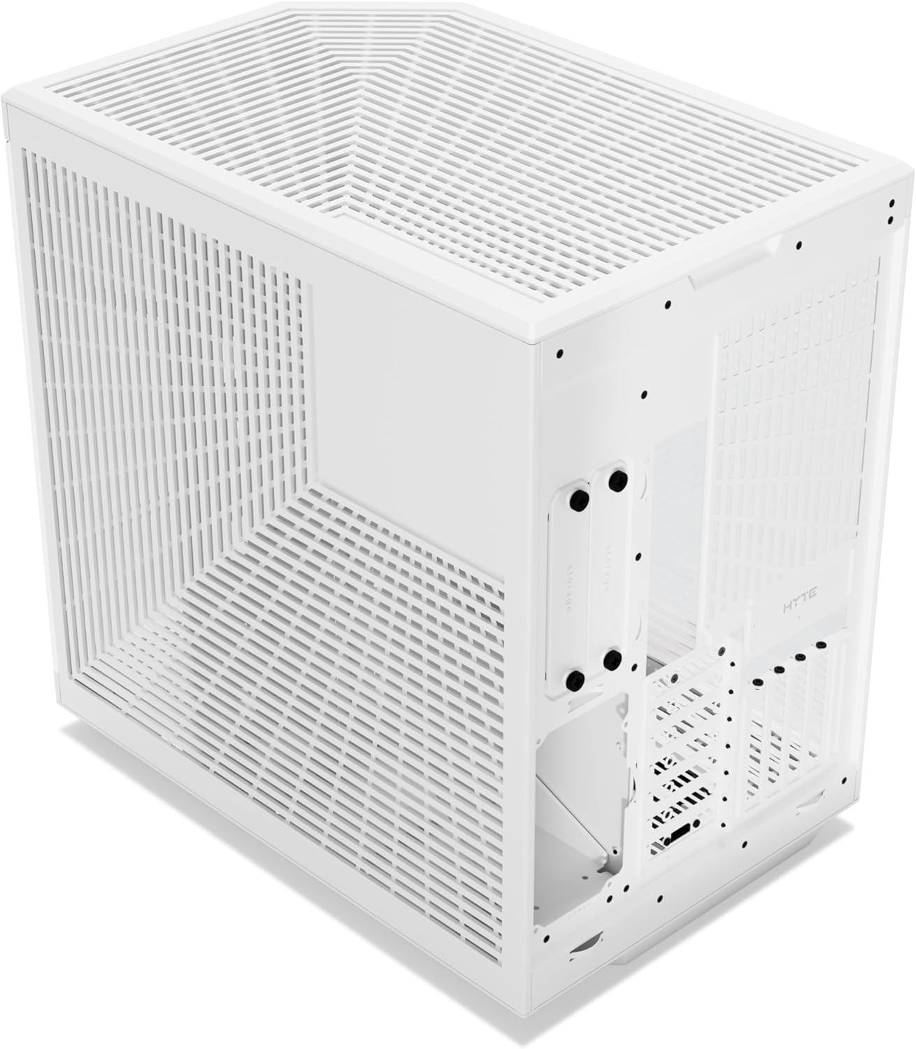 Gabinete Hyte Y70 Branco Tela LCD 2.5K 14.9 Pol Touch Infinite Integrada, EATX, Kit GPU Vertical incluído - Imagem 5