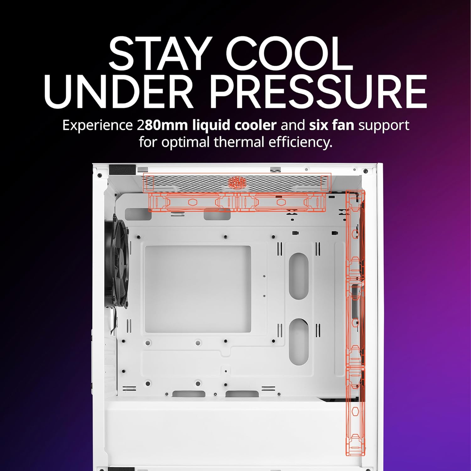 Gabinete Cooler Master Elite 301 White Lite, Mini-Tower, Lateral de Vidro, E301L-WGNN-S00 - Imagem 6