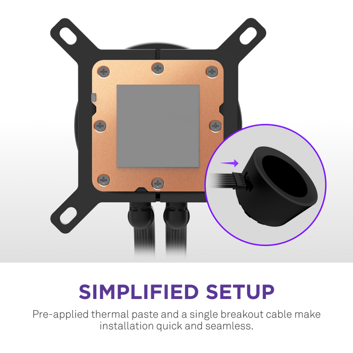 Water Cooler NZXT Kraken Plus, 360mm, Display LCD, Intel/AMD, Preto - RL-KN36E-B2 - Imagem 5