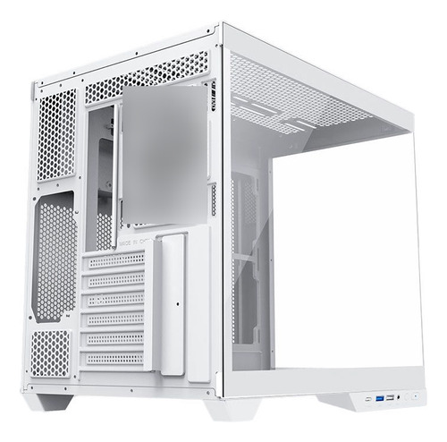 Gabinete Gamer Wideload Pro Branco Redragon, Sem fans, Vidro Temperado, ATX, Aquário - CA-604W-PRO - Imagem 5