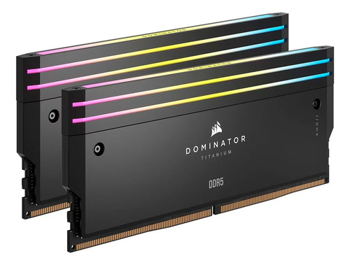 Memória RAM DDR5 Corsair Dominator Titanium, ARGB, 64GB (2x32GB), 6000MHz, CL30, Intel/AMD - CMP64GX5M2B6000 - Imagem 3