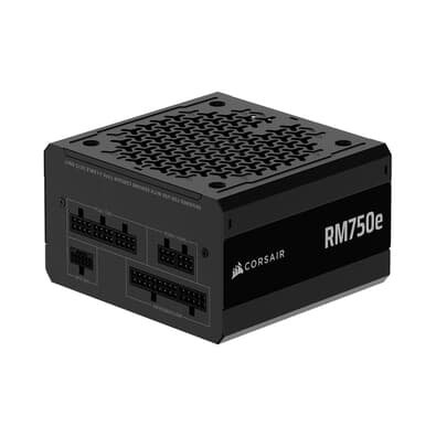 Fonte 750W Corsair RM750e 2025, ATX 3.1, PCIe 5.1, Cybenetics GOLD, Full Modular, Preto - CP-9020295-BR