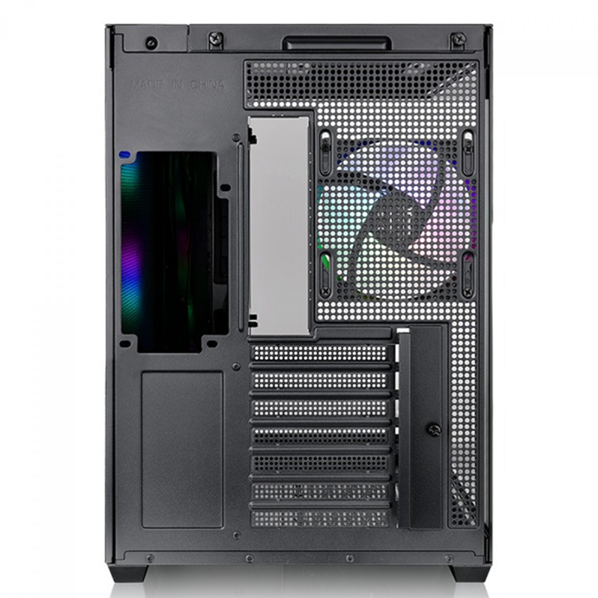 Gabinete Aquário Thermaltake View 380 TG, Mid Tower, Vidro Temperado, ATX, Com 4 Fans ARGB, Preto - Imagem 4