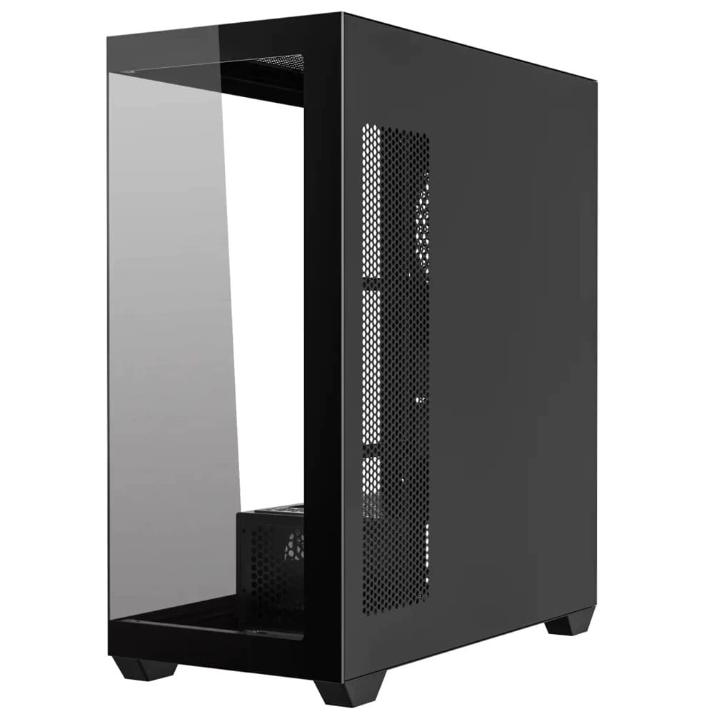 Gabinete Redragon Deflect Flow, ATX, Mid Tower, Lateral e Frente em Vidro Temperado, Preto - CA-609B - Imagem 3