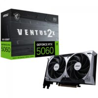 Placa de Vídeo RTX 5060 MSI NVIDIA GeForce Ventus 2X OC, 8GB, GDDR7, DLSS, Ray Tracing