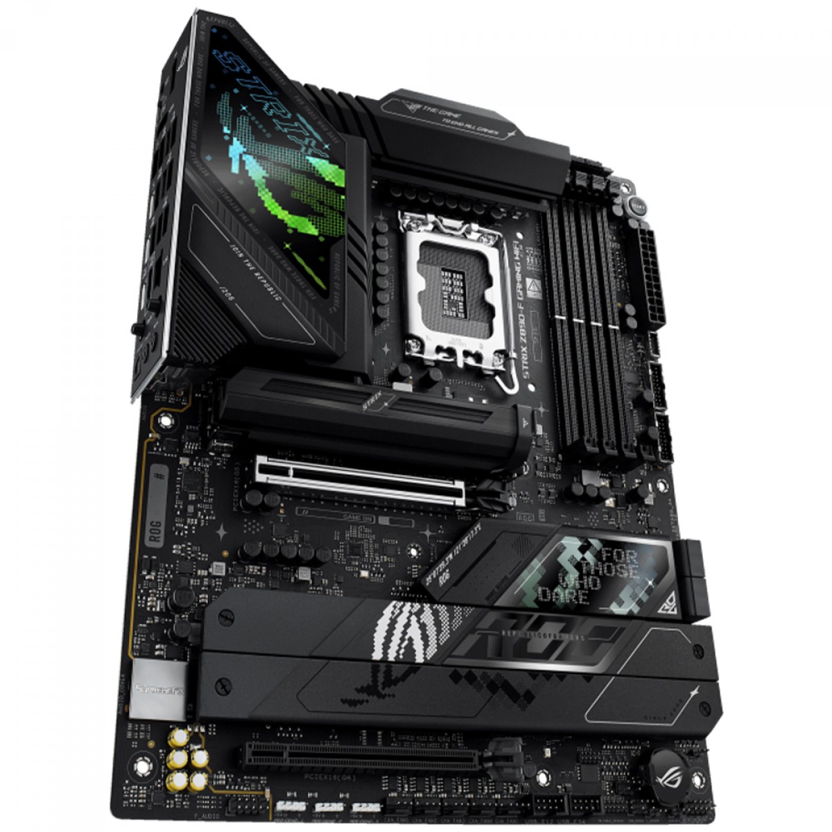 Placa Mãe Asus Rog Strix Z890-F Gaming WiFi 7 e Bluetooth, Intel LGA 1851, ATX, 4x slots DDR5, 5x slots M2 - Imagem 3