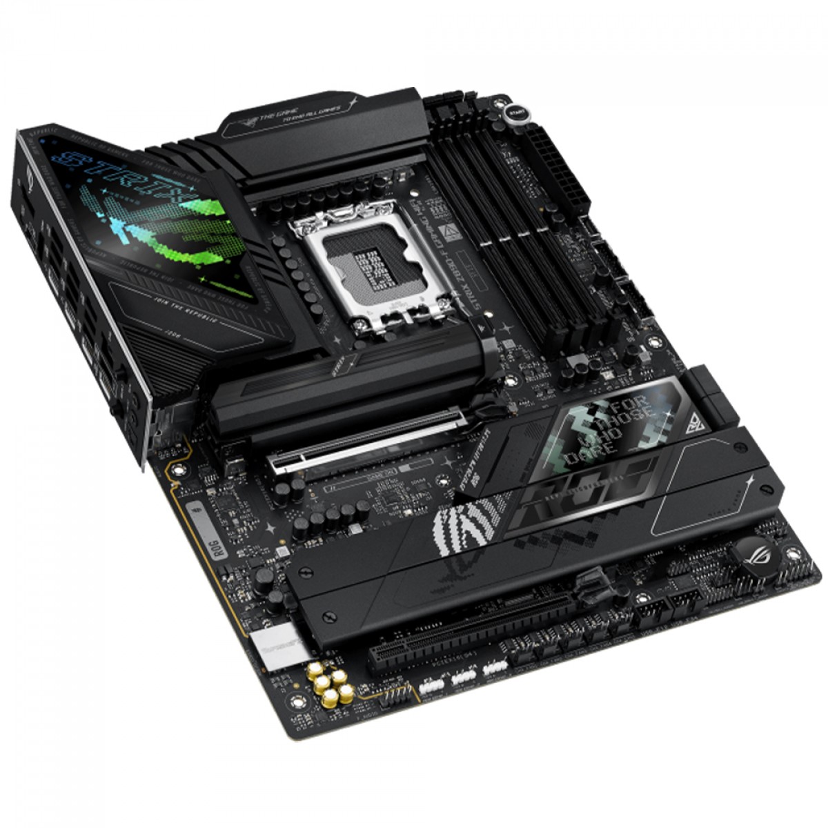 Placa Mãe Asus Rog Strix Z890-F Gaming WiFi 7 e Bluetooth, Intel LGA 1851, ATX, 4x slots DDR5, 5x slots M2 - Imagem 5