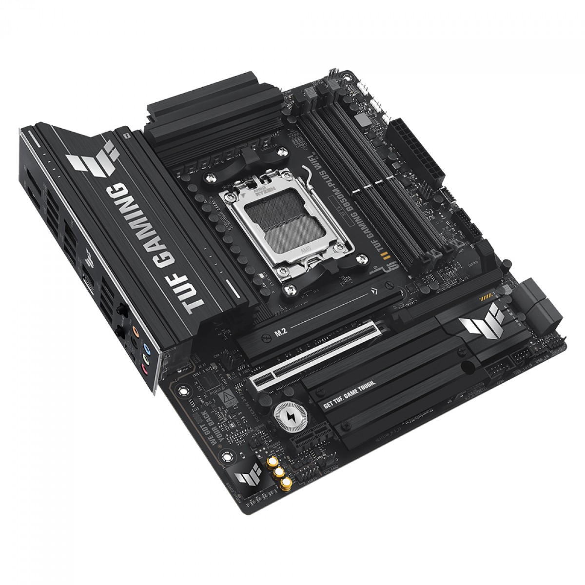 Placa Mãe ASUS TUF B850M PLUS WIFI 6E e Bluetooth, AMD AM5 , m-ATX, DDR5, PCIe 5.0, 3x slots M2 - Imagem 3