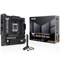 Placa Mãe ASUS TUF B850M PLUS WIFI 6E e Bluetooth, AMD AM5 , m-ATX, DDR5, PCIe 5.0, 3x slots M2