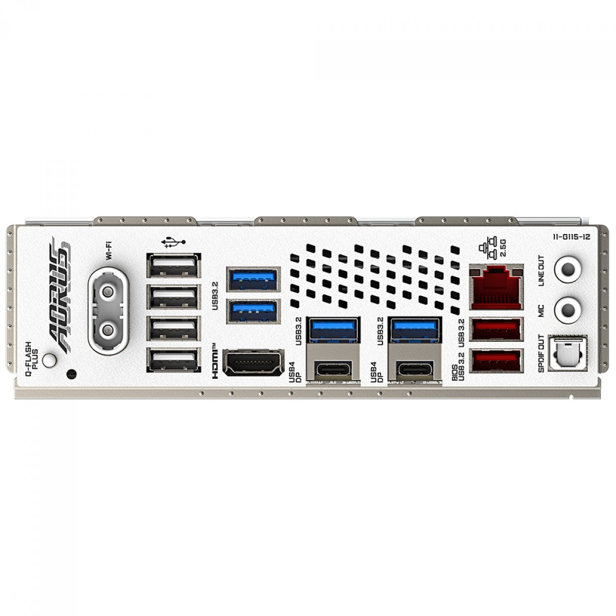 Placa Mãe Branca X870 AORUS Elite WiFi7 ICE, Bluetooth, AMD AM5, ATX, DDR5, PCI 5.0, 2 USB-C - Imagem 5