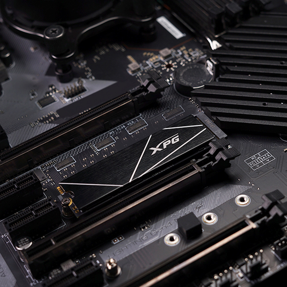 SSD 4TB Adata XPG GAMMIX S70 Blade, M.2 2280, PCIe 4.0 NVMe, Leitura 7400 MB/s, Gravacao 6600 MB/s - Imagem 3